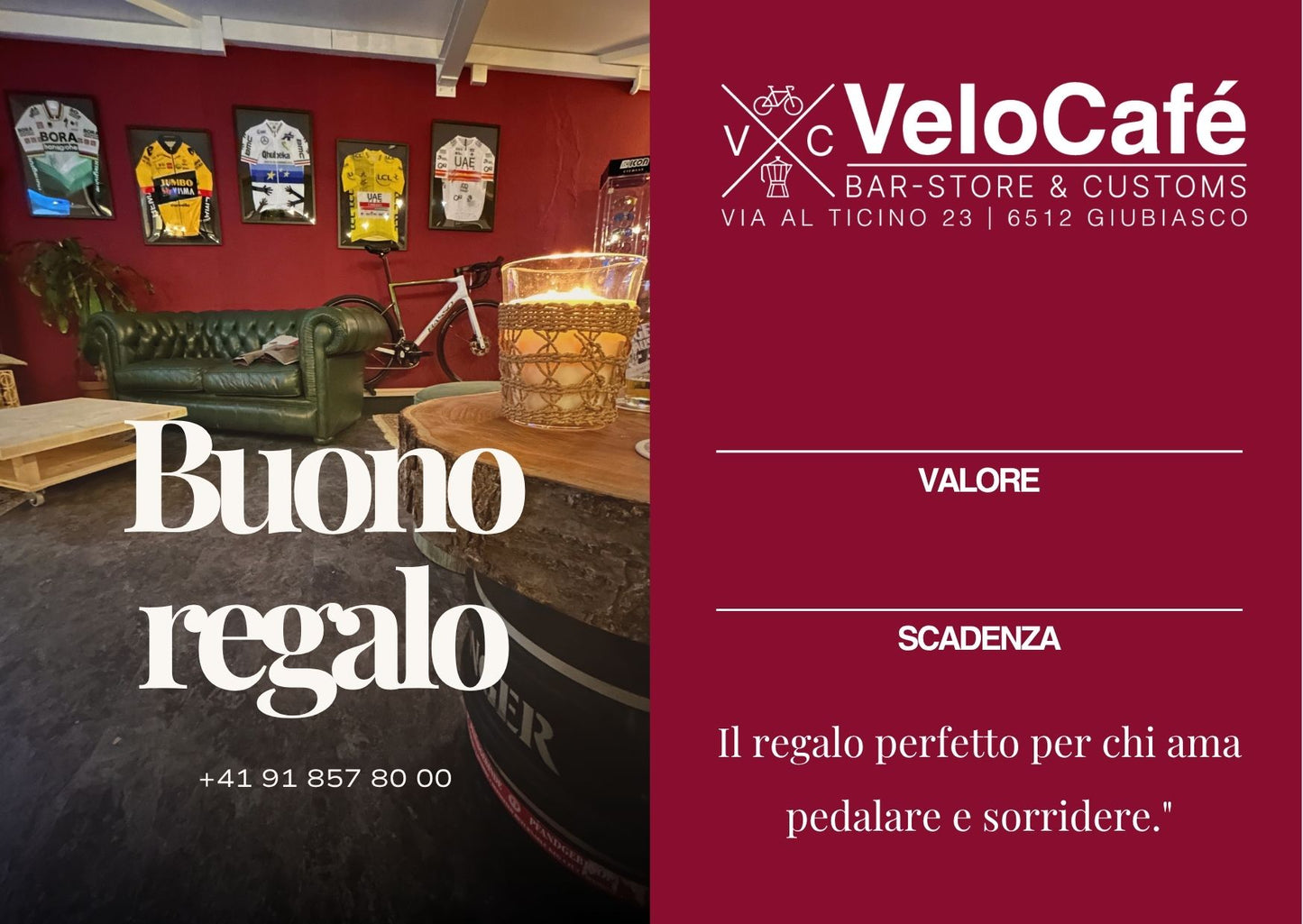 Buono regalo Velo Café